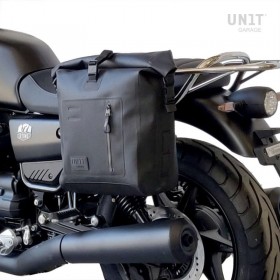 Moto Guzzi V7 850 borsa laterale TPU e supporto sinistro Unitgarage
