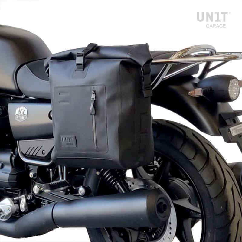 Moto Guzzi V7 850 borsa laterale TPU e supporto sinistro Unitgarage - Main Image