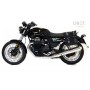 Moto Guzzi V7 from 2008 to 2020 split leather bag and left support Unitgarage