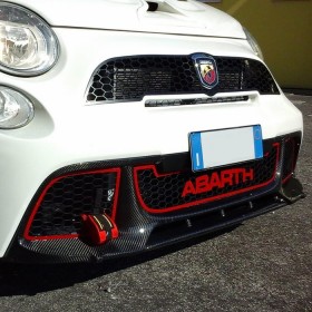 Grille for replica two-seater bumper with unpainted metal grilles