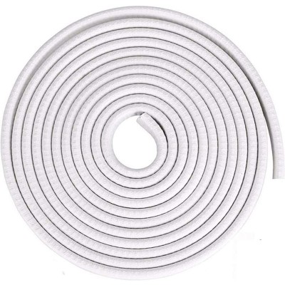 White rubber U-seal with metal core