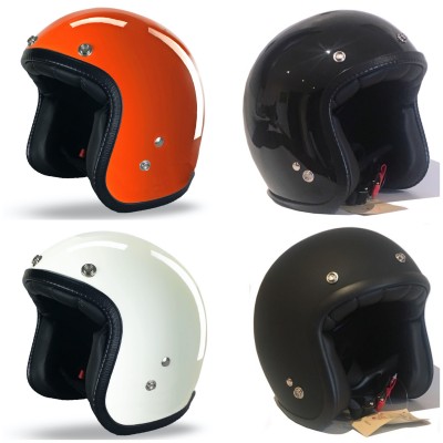 Bandit Extra-Slim model open motorcycle helmet with very small approved Kevlar shell