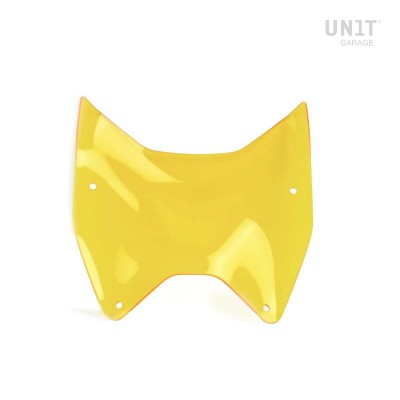 BMW R 1300 GS front light protection yellow translucent Unit Garage