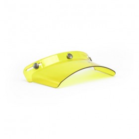 ROEG SONNY translucent Yellow Motorcycle helmet peak
