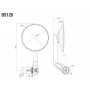 Specchio Rizoma E-POP End Mount per BMW R12 NineT - natural