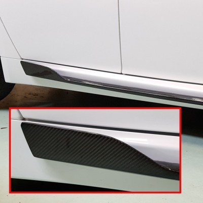 Alfa Romeo Giulia coppia listelli in carbonio replica GTAM