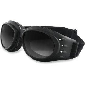 Cruiser II Black helmet goggles equipped with 3 types of lenses