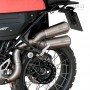 High double muffler in titanium with visible welding BMW R NineT Unitgarage