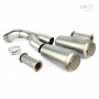 BMW R NineT Low double muffler in titanium with Unitgarage visible welding Nine-t- pure