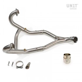 Stainless steel exhaust manifold kit without catalyst for models from 2021 onwards EURO5