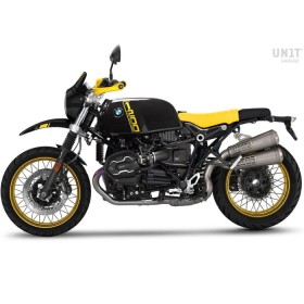 Two-seater saddle NineT in SKY Yellow 40/Black UNITGARAGE