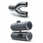 REMUS MESH Double matt silencer with stainless steel low link pipe NineT from 2021 low exhaust EURO5