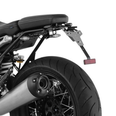 Sport license plate holder with Wunderlich Devil Eye headlight BMW R NineT Family