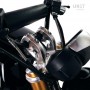 Retracted and raised handlebar risers BMW R NineT Roadster and Nine-T Pure Unitgarage