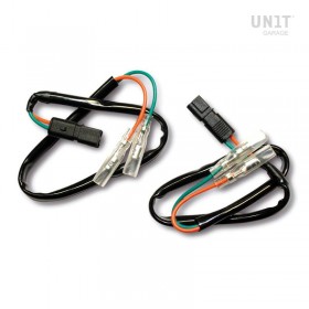 Indicator cables from BMW Motorcycle plug to Unitgarage universal cable