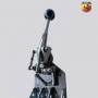 Abarth 500 595 695 DNA Racing adjustable gearbox turret kit Round gray knob