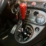 Abarth 500 595 695 Adjustable gearbox turret black anodized DNA Racing Red knob 695 Style
