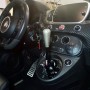 Abarth 500 595 695 Adjustable gearbox turret black anodized DNA Racing Titanium knob 695 Style