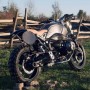 BMW R NineT Family Scratched Tobacco seat kit and fender Bullymachine