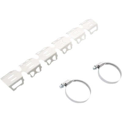 Muffler protection and universal exhaust manifold for diameters from 32 to 50 mm