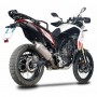 Dakar exhaust silencer and Yamaha Tenere 700 link pipe in titanium
