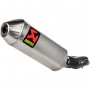 Silenziatore linea slip-on Akrapovic Titanio Yamaha Tenere 700