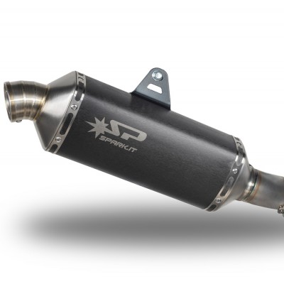 Silenziatore di scarico Dakar e collettore di raccordo Yamaha Tenere 700