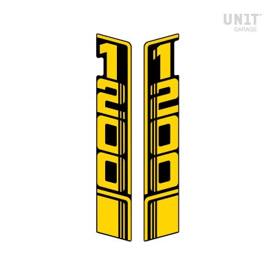 Adesivi 40th x serbatoio nineT Paris dakar