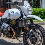 Coppia adesivi 1200 Blu e bianchi BMW R NineT Family Bullymachine Urban gs