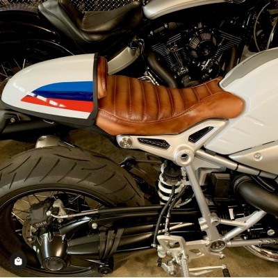 Copertina sella Chesterfield BMW R NineT Racer Bullymachine