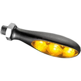 Dark Micro-S Kellermann motorcycle turn signal