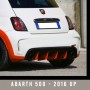 Rear bumper Restyling with 70th diffuser for Abarth 500 pre-restyling 2008-2015