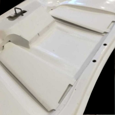 Coppia protezioni acqua per cofano Biposto con prese aria Abarth 500 595 695