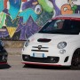 Spoiler anteriore Rosso Abarth 500 pre restyling 2008 2015