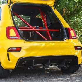 Rear air extractor with Abarth 500 595 695 carbon fins