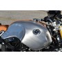 Right tank frame air intake elimination in carbon for BMW R NineT Family Bullymachine