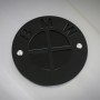 Coppia stemmi serbatoio BadAss nero totale BMW 70 mm Bullymachine
