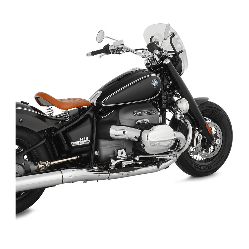 BMW R18 Rockbob Wunderlich spring bobber style solo seat with stock rear