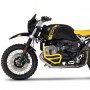 Yellow crash bar Heavy Duty BMW R NineT Family from 2017 onwards