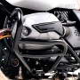 Black crash bar Heavy Duty BMW R NineT Family from 2017 onwards