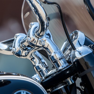 Risers rialzi manubrio cromati BMW R18 Ergo Wunderlich dal 06 - 2022