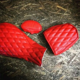 Seat cover BMW R NineT Family Red Bullymachine