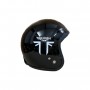 Black Bandit Extra Slim model helmet with Kevlar shell in Triumph livery