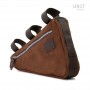 Borsa da triangolo telaio bici in crosta di cuoio Unitgarage