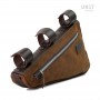 Borsa da triangolo telaio bici in crosta di cuoio Unitgarage