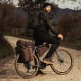 Borsa da triangolo telaio bici in crosta di cuoio Unitgarage