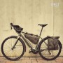 Gravel panzer canvas Unitgarage bike side bag