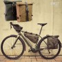Gravel panzer canvas Unitgarage bike side bag