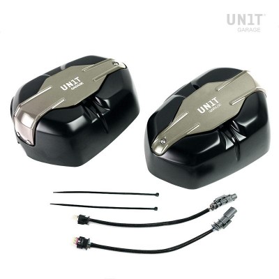 Coppia coperchi valvole Argento scuro BMW R NineT Family Unitgarage