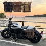 Borsa con supporto lato sinistro in crosta di cuoio Harley Davidson 1250 s Unitgarage